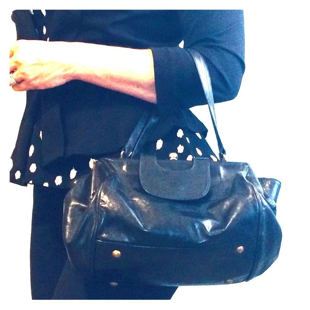 Leather three-pocket Hobo Bag, circa 2006.
